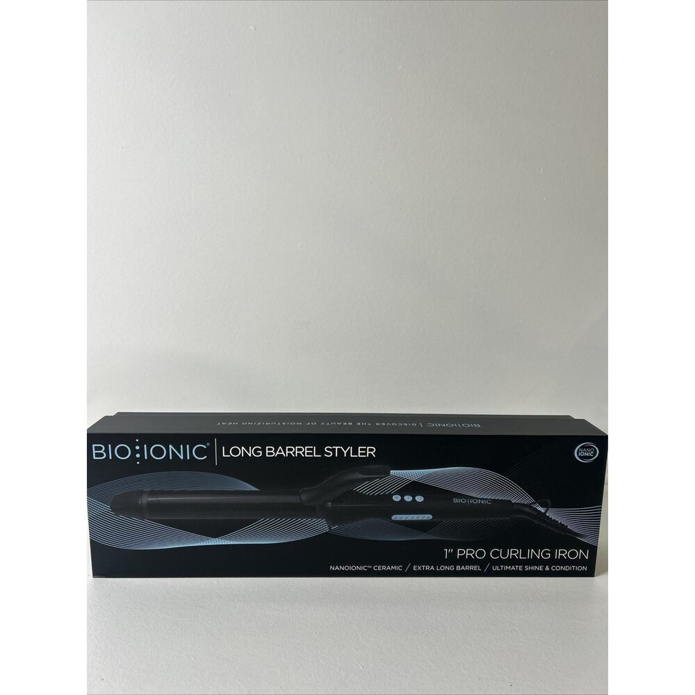Bio Ionic Long Barrel Styler, Curling Iron with Moisture Heat Technology, 1 inch - Picture 2 of 3